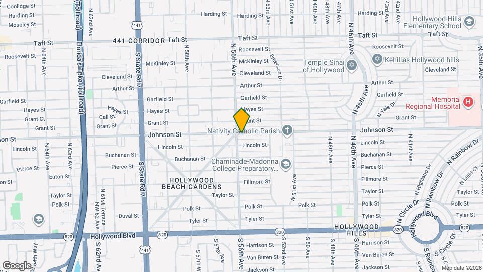 5510 Johnson St Map and Location Details