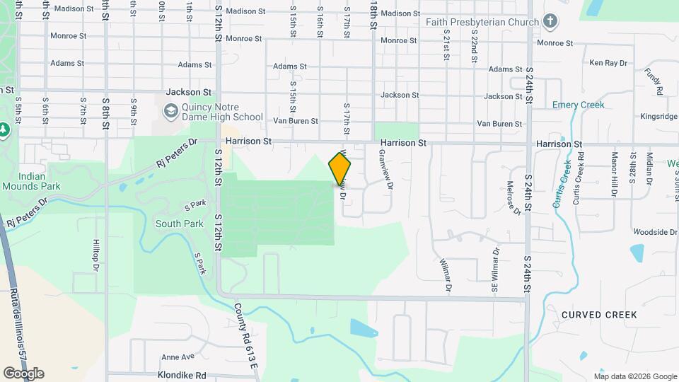 1700 W Granview Dr Map and Location Details