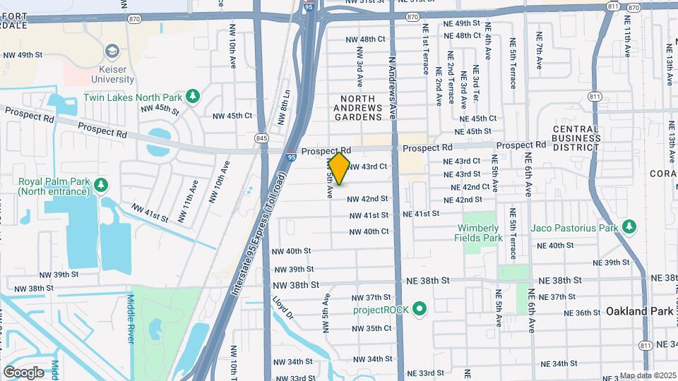 476 NW 43rd St Map and Location Details