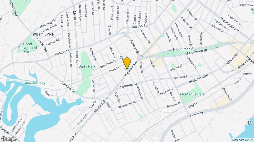 799 Western Ave Map and Location Details