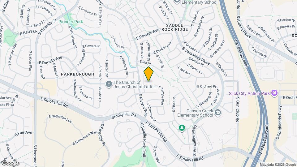 5912 S Tempe Way Mapa y Detalles de la Ubicación