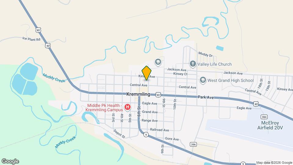613 Central Ave Map and Location Details