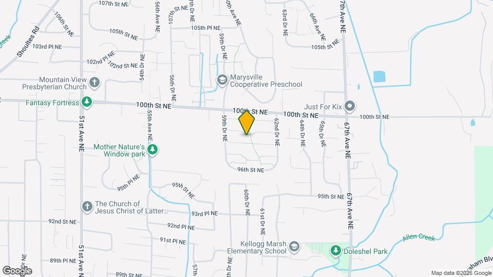 6021 98th St NE Map and Location Details