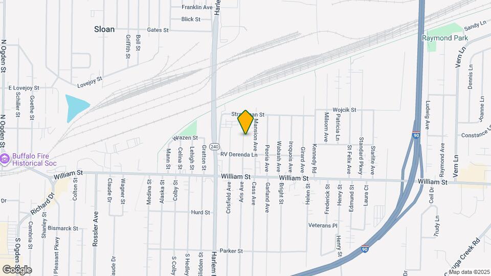 85 Warsaw St Map and Location Details