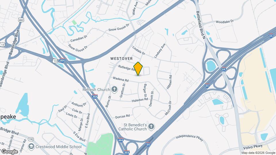 821 Gene Crescent Mapa y Detalles de la Ubicación