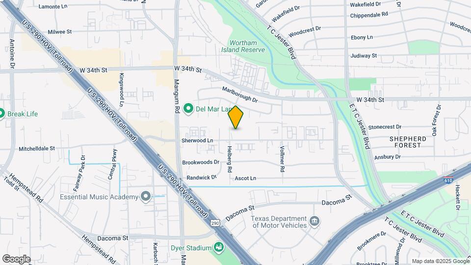 4304 Sherwood Ln Map and Location Details