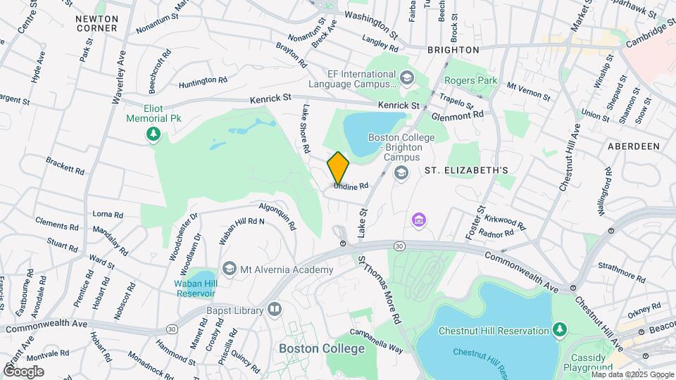 69 Undine Rd, Unit 3 Map and Location Details