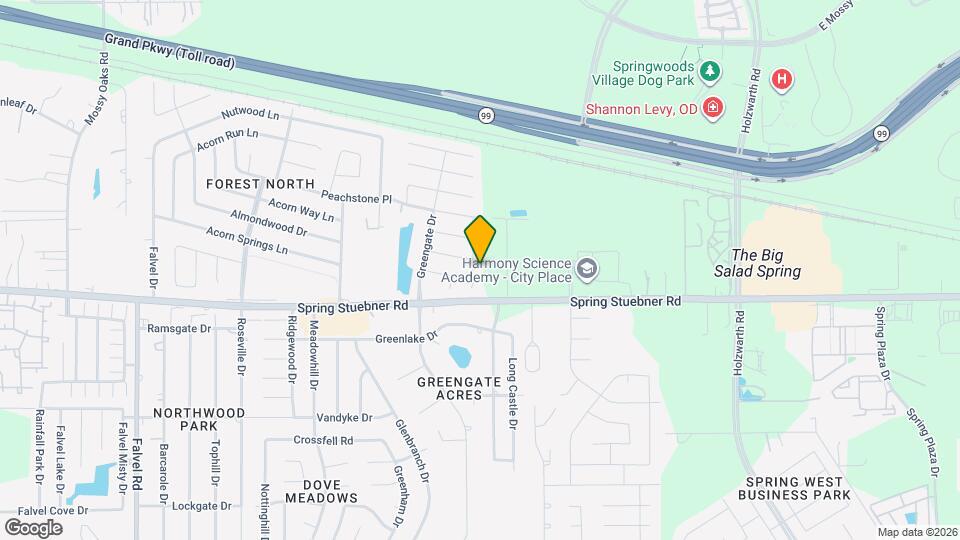 22114 Orchard Dale Dr Mapa y Detalles de la Ubicación