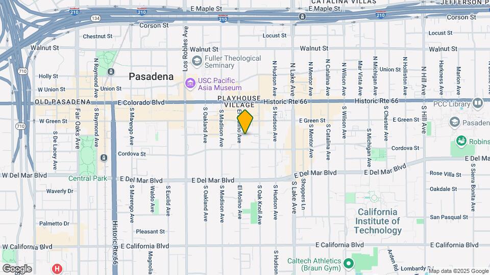 142 El Molino Ave Map and Location Details