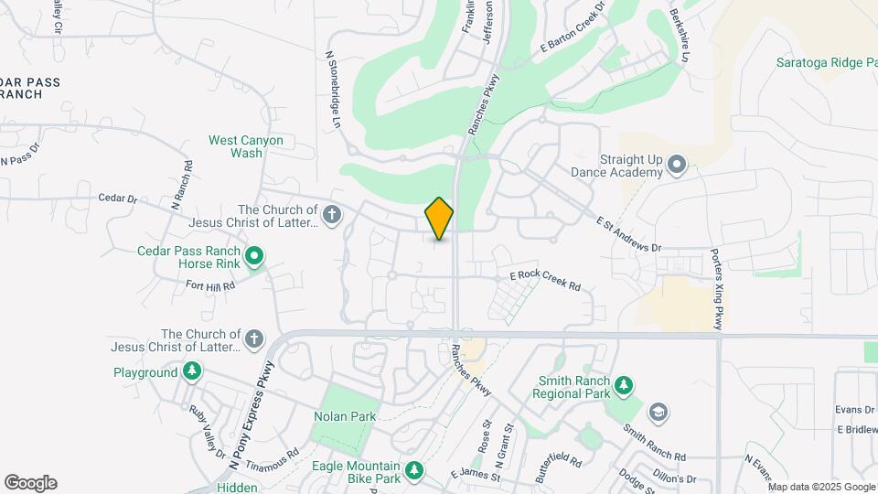 8212 N Cedar Springs Rd Map and Location Details