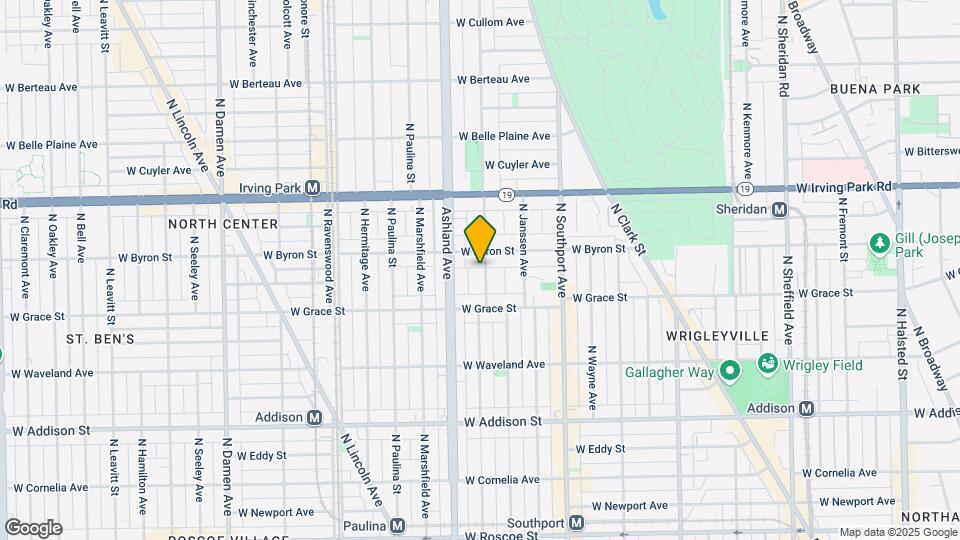 3842 N Greenview Ave, Unit 3819.5-1E Mapa y Detalles de la Ubicación
