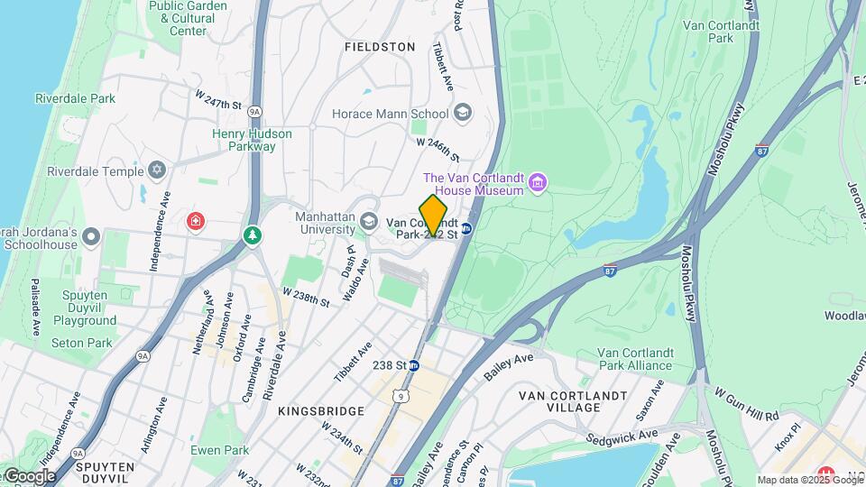 4582 Manhattan College Pky Map and Location Details
