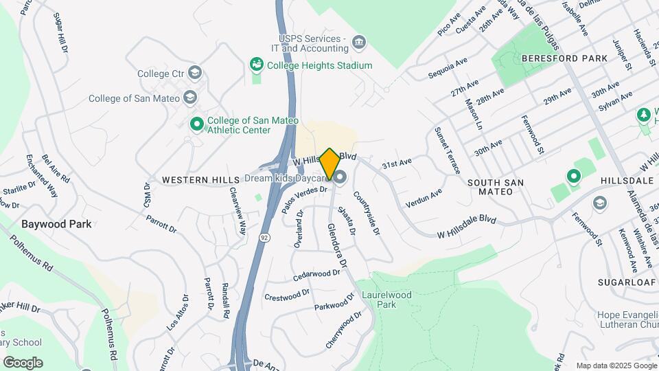 1300 Palos Verdes Dr Mapa y Detalles de la Ubicación