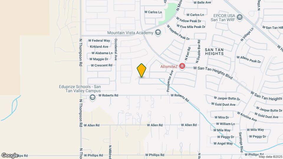 3919 W South Butte Rd Map and Location Details