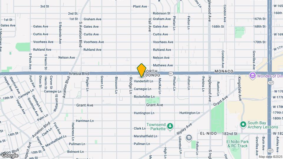 2217 Vanderbilt Ln Mapa y Detalles de la Ubicación