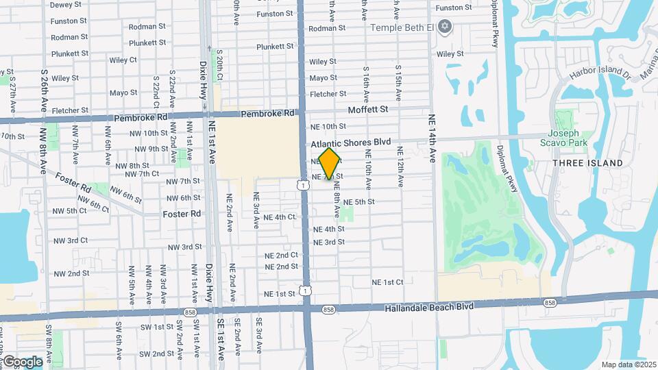 721 NE 6th St Map and Location Details