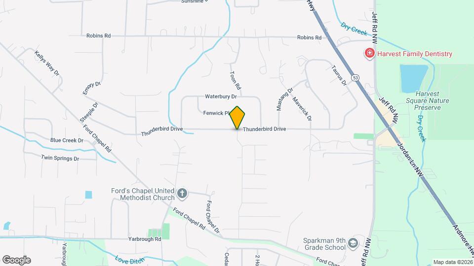 158 Fenwick Pl Map and Location Details