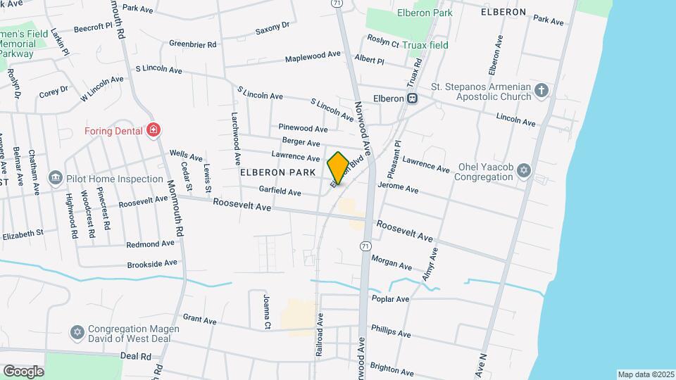 224 Elberon Blvd Mapa y Detalles de la Ubicación