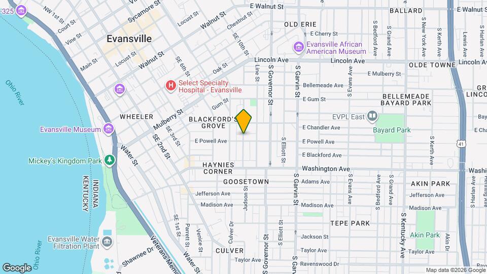 827 Judson St Map and Location Details