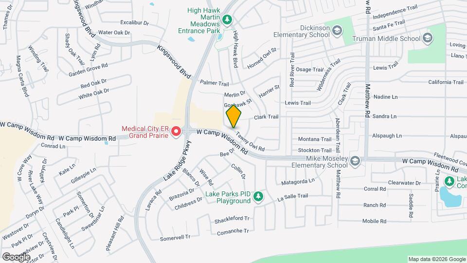 2323 Tawny Owl Rd Map and Location Details