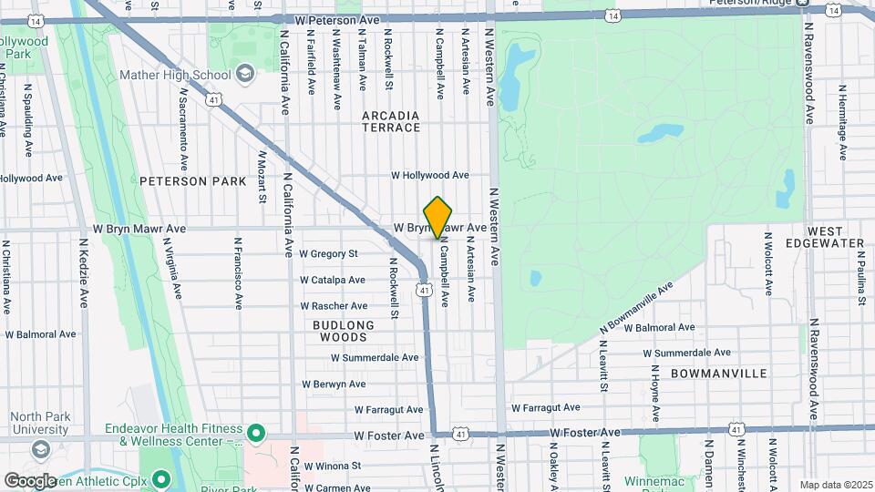5540 N Campbell Ave Map and Location Details
