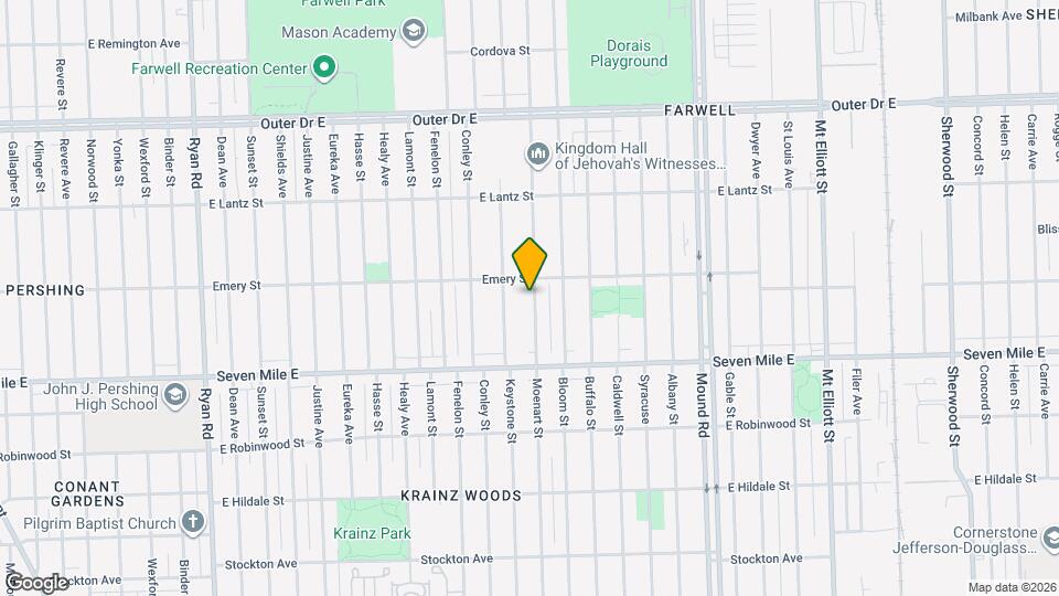 19241 Moenart St Mapa y Detalles de la Ubicación
