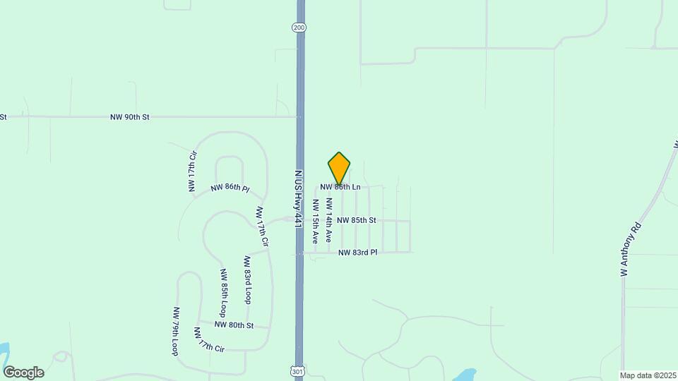 1360 NW 86th Ln Map and Location Details