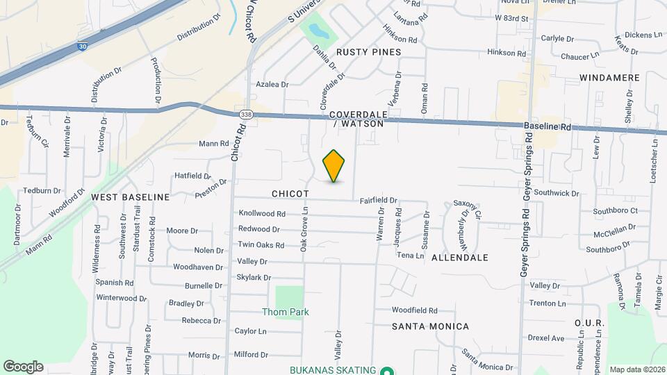 7015 Eddy Ln Map and Location Details