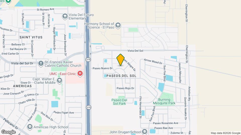 12421 Paseo De Arco Ct Map and Location Details