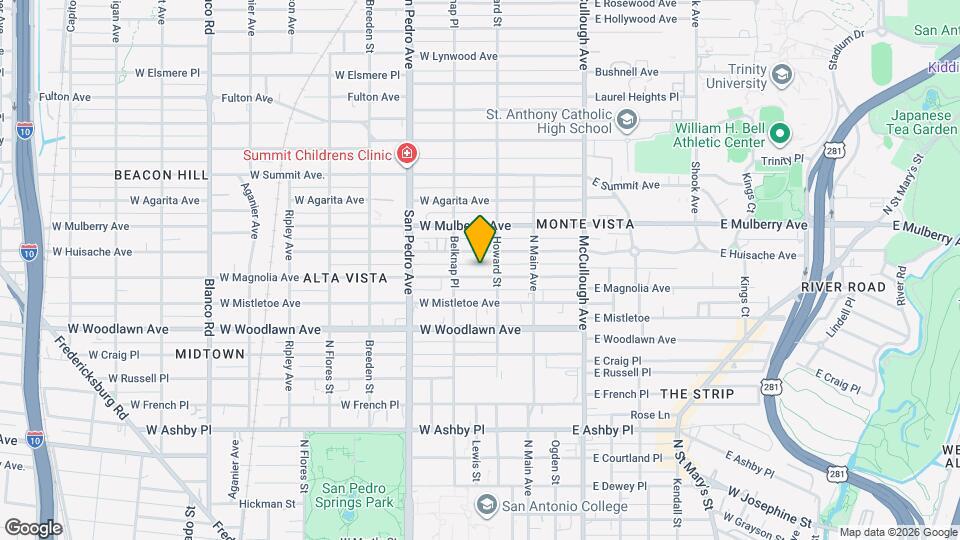 219 W Magnolia Ave Map and Location Details