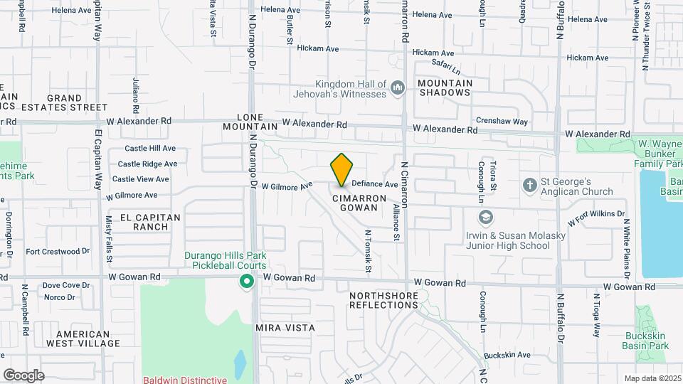 8229 W Gilmore Ave Map and Location Details