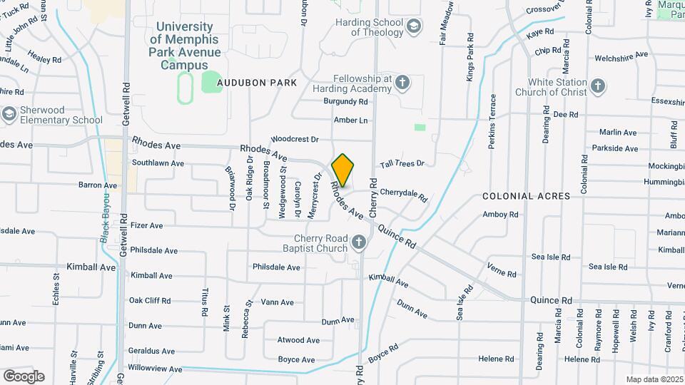 4322 Rhodes Ave Map and Location Details