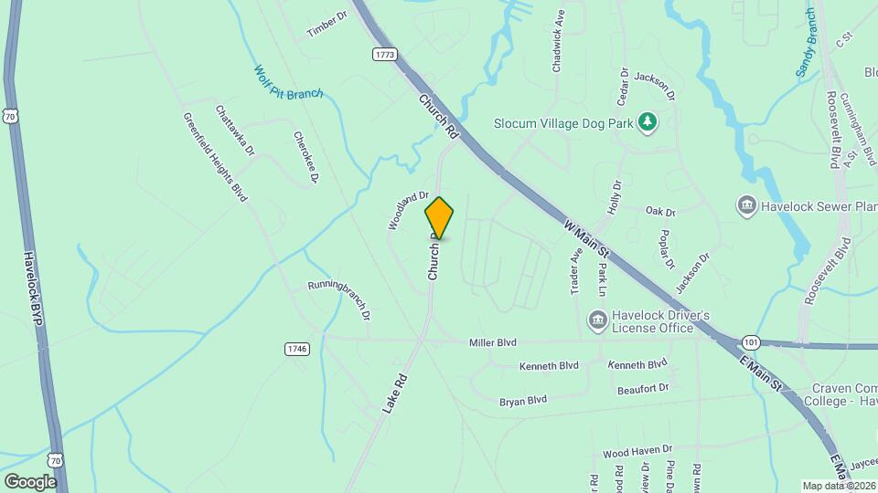 215 Church Rd Map and Location Details