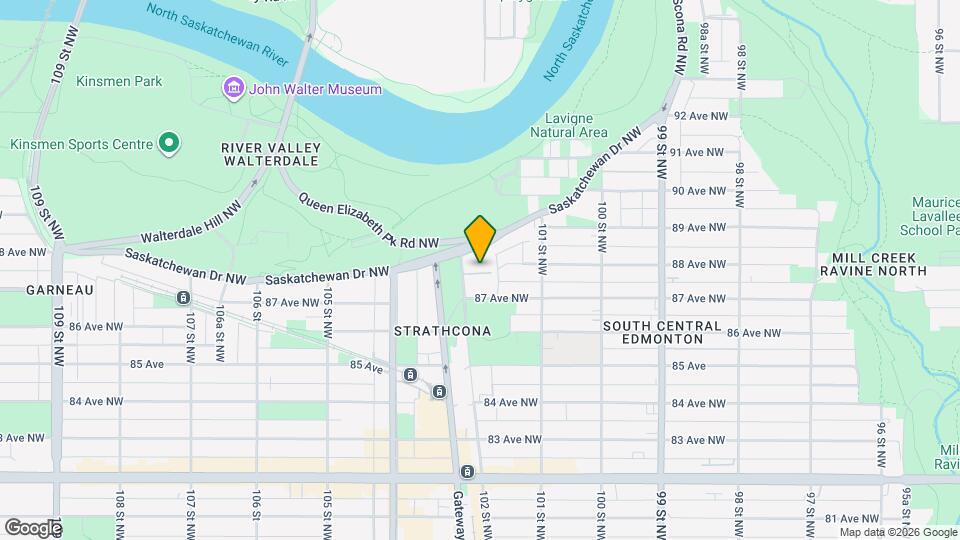 10149 Saskatchewan Dr NW Map and Location Details