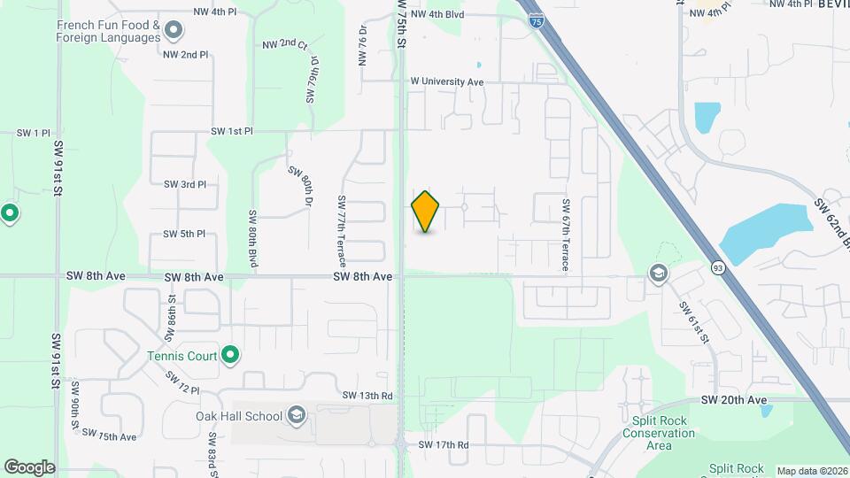 605 SW 75th St, Unit 102 Map and Location Details