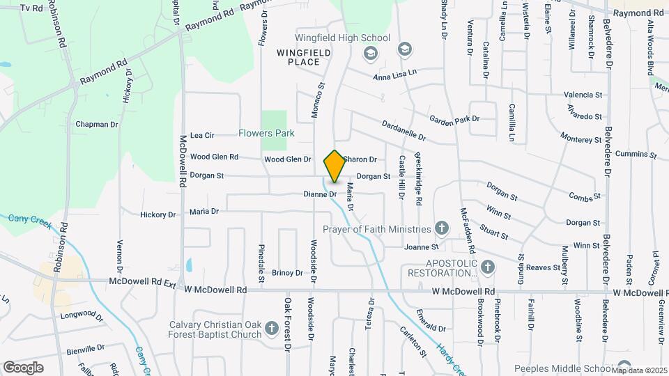 1430 Dianne Dr Map and Location Details