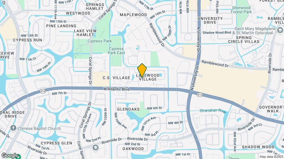 807 Twin Lakes Dr Map and Location Details