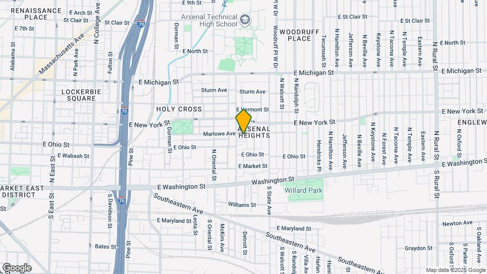 1517 Marlowe Ave Map and Location Details