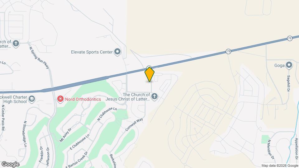 9313 N Vernham Ln Map and Location Details