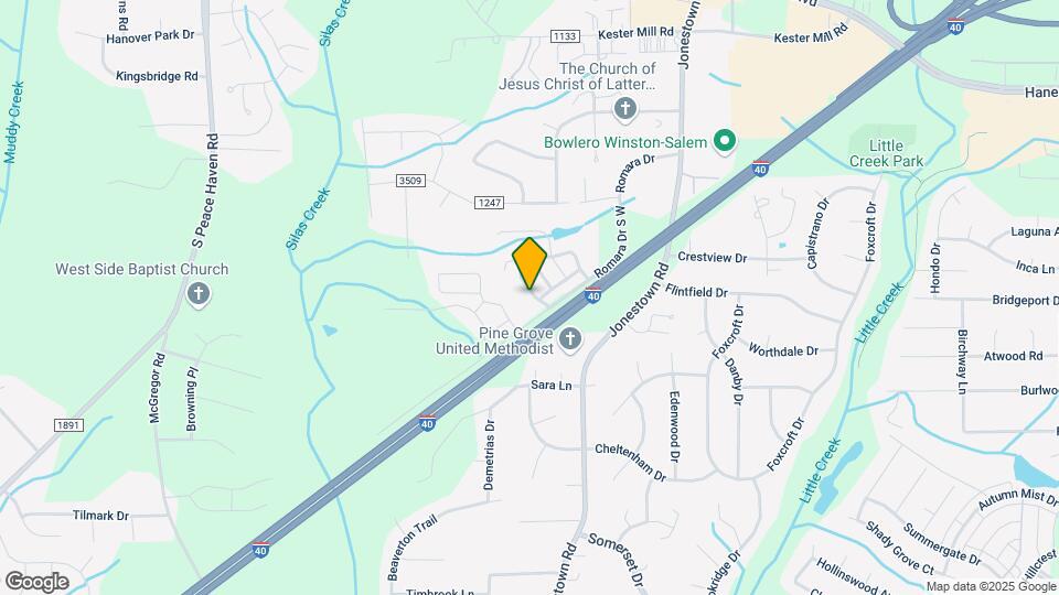 1167 Augustine Heights Dr Map and Location Details