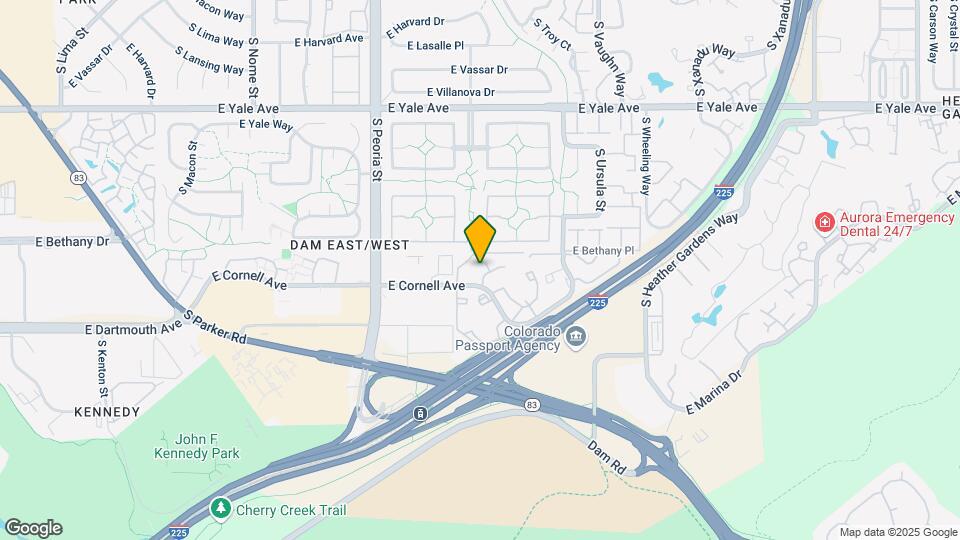 2977 S Revere St Map and Location Details
