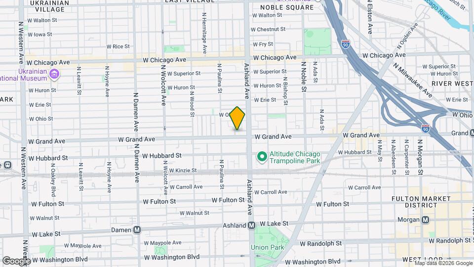 1624 W Grand Ave, Unit 2W Map and Location Details