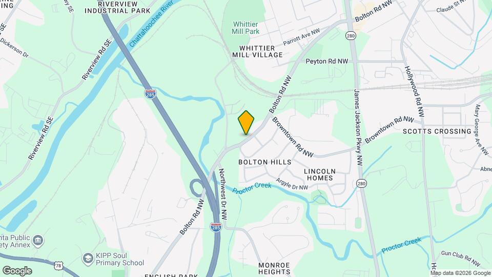 1740 Bolton Rd NW Map and Location Details