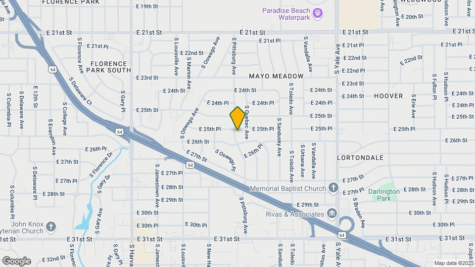 2535 S Pittsburg Ave Map and Location Details