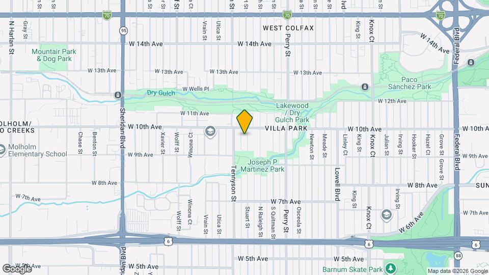 949 Stuart St Map and Location Details