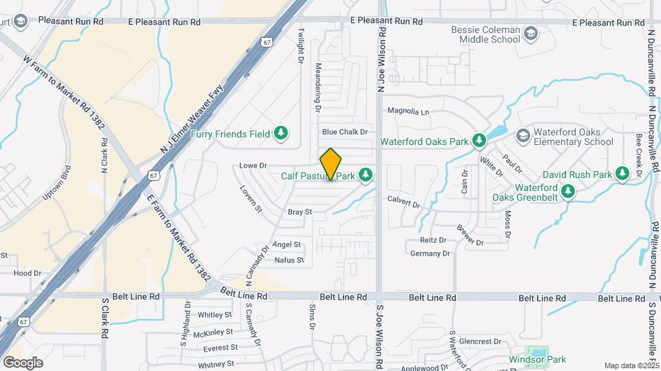 906 Moore St Map and Location Details