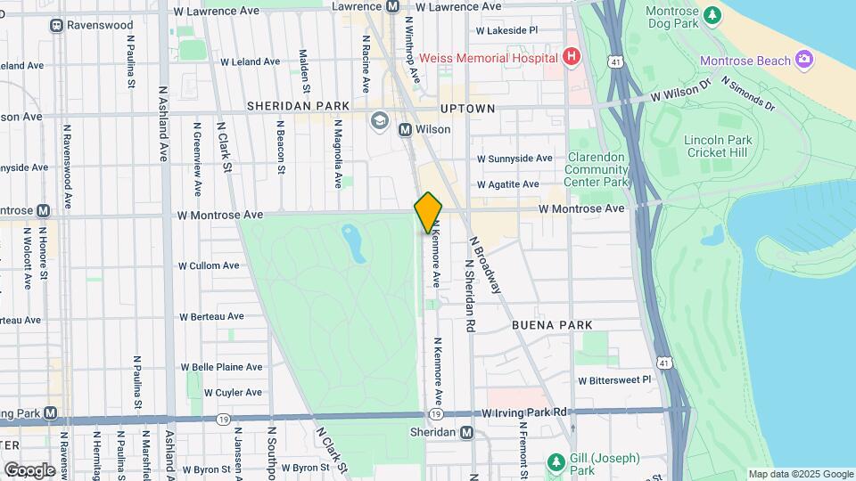 4328 N Kenmore Ave Mapa y Detalles de la Ubicación