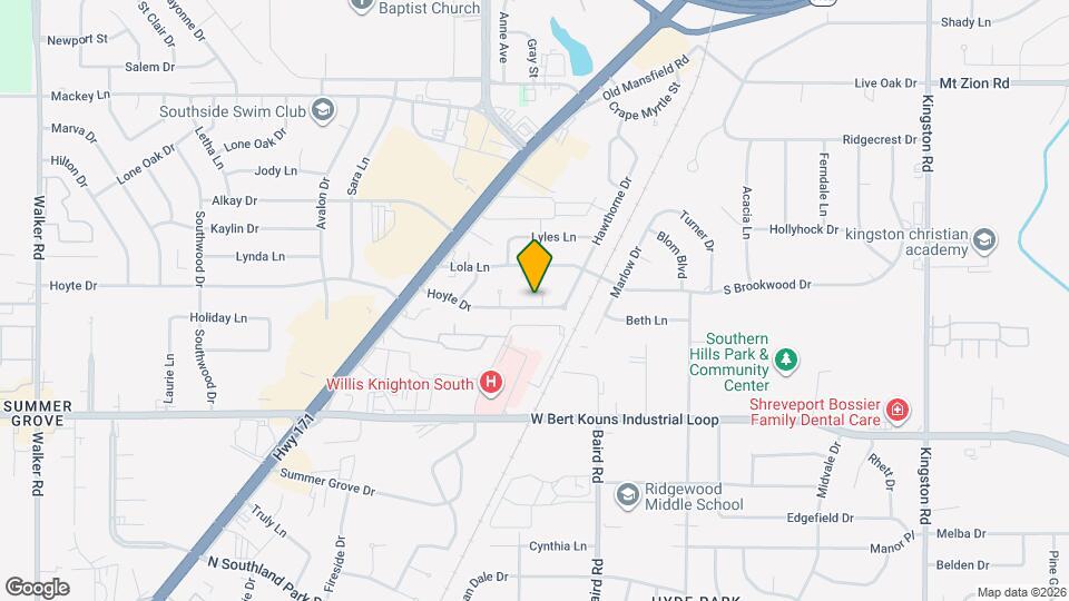 2624 Hoyte Dr Map and Location Details