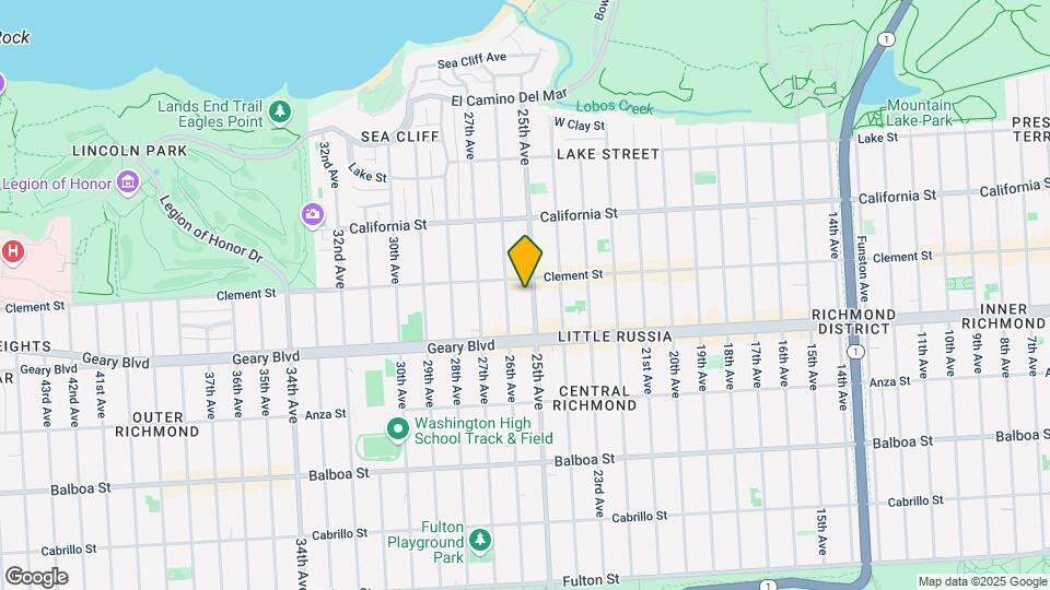 423 25th Ave Mapa y Detalles de la Ubicación