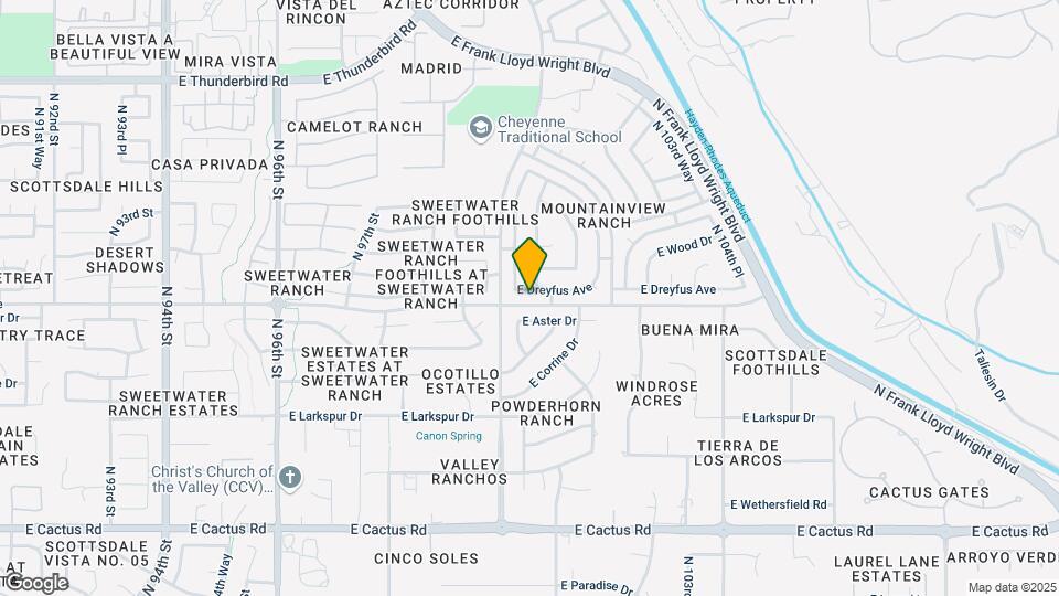 10043 E Dreyfus Ave Map and Location Details
